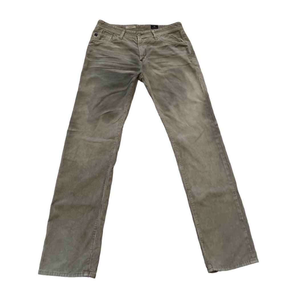 AG Adriano Goldschmied The Graduate Tailored Leg Corduroy Pants Size 34
